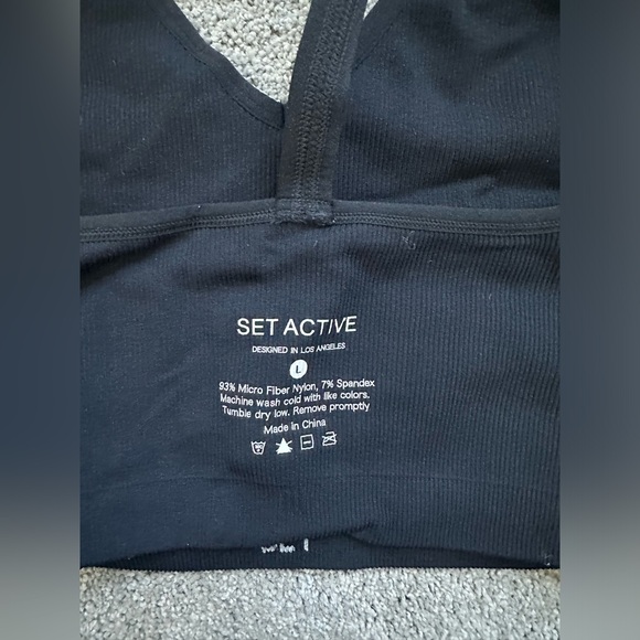 Set Active sculptflex ribbed v bra - Picture 4 of 6